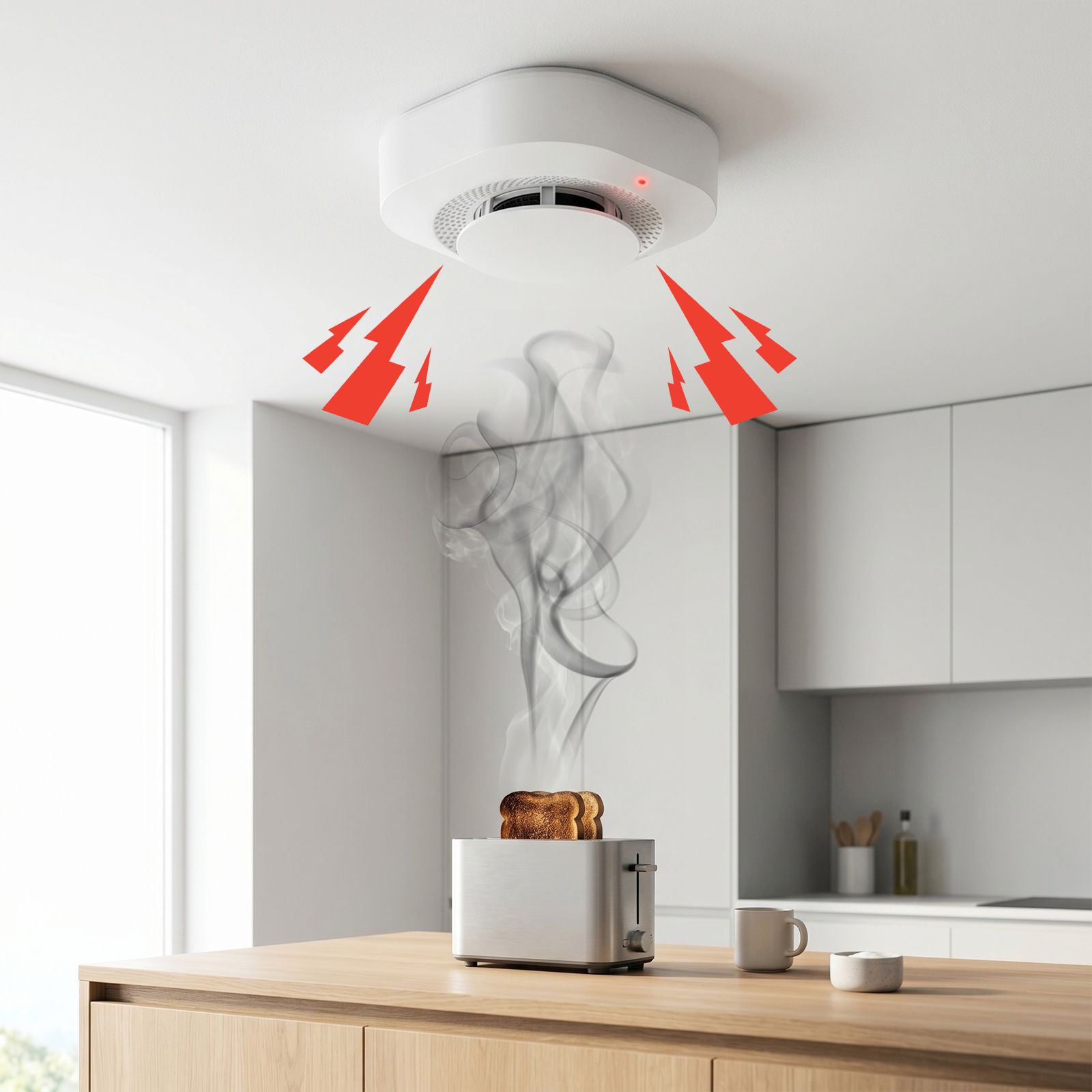 4 / 6 / 8 / 12 PCS Tuya Zigbee - Smoke Detector Interconnected reseña y precio