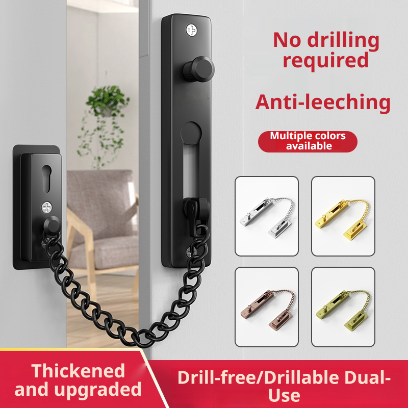 Heavy-Duty Polished Press Latc - Security Chain Door reseña y precio