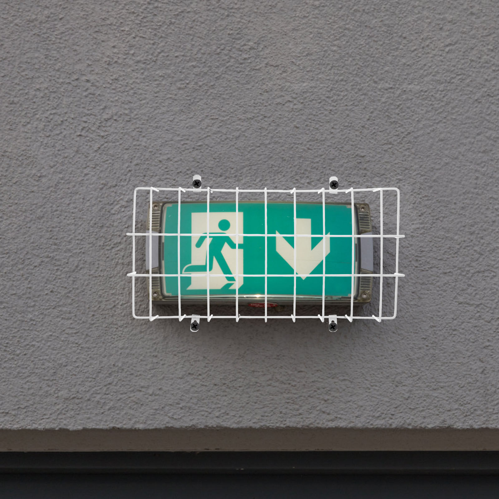 Emergency Light Metal Wire Gua - Emergency Exit Sign reseña y precio