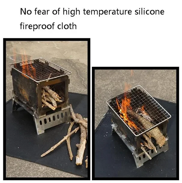 Outdoor Camping Silicone Firep - Fire Blanket Kitchen reseña y precio