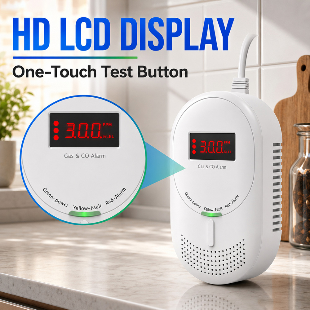 CCEsafety Zigbee Tuya Gas CO D - Co Detector Plug reseña y precio