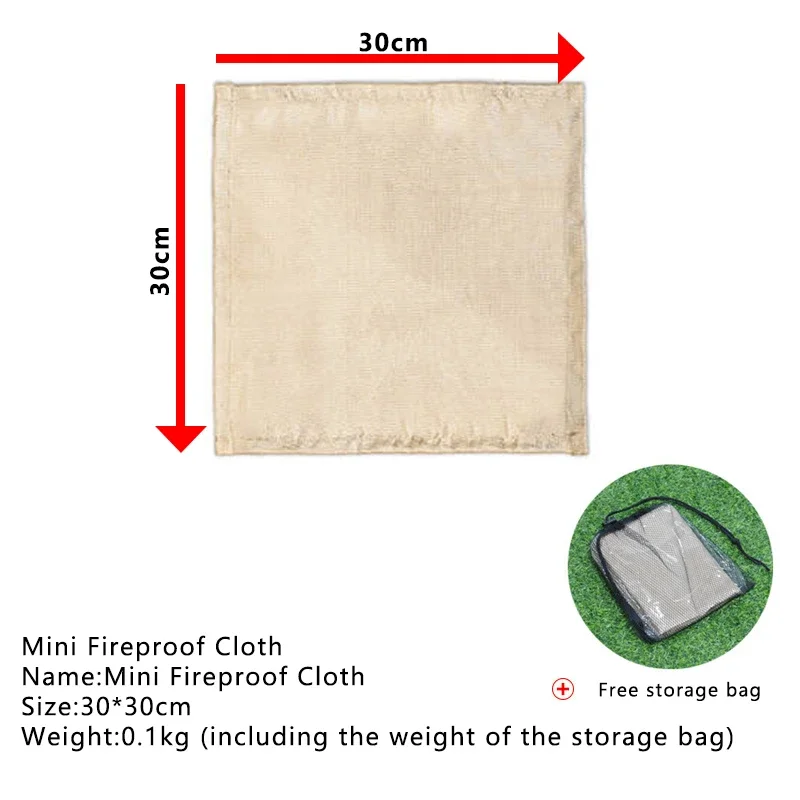 Outdoor Camping Fireproof Clot - Fire Blanket Kitchen reseña y precio
