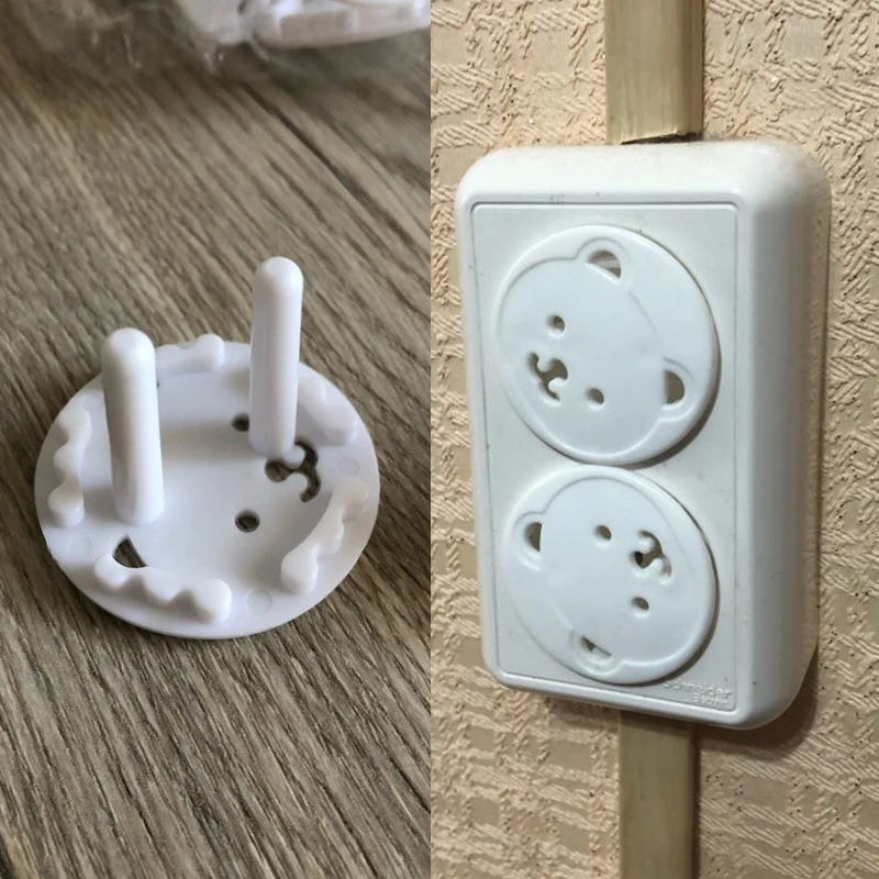 5/10PCS Cartoon Bear Outlet Co - Outlet Cover Baby reseña y precio