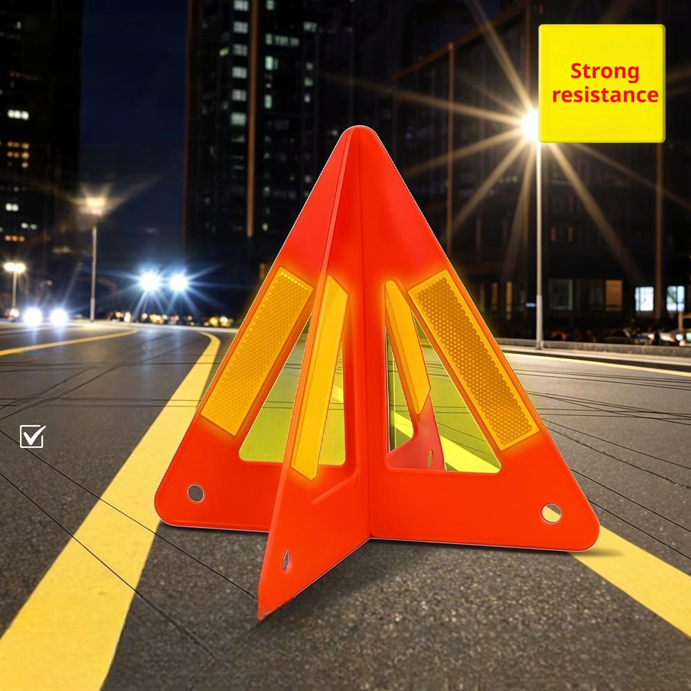 Reflective Triangle Warning Si - Emergency Exit Sign reseña y precio
