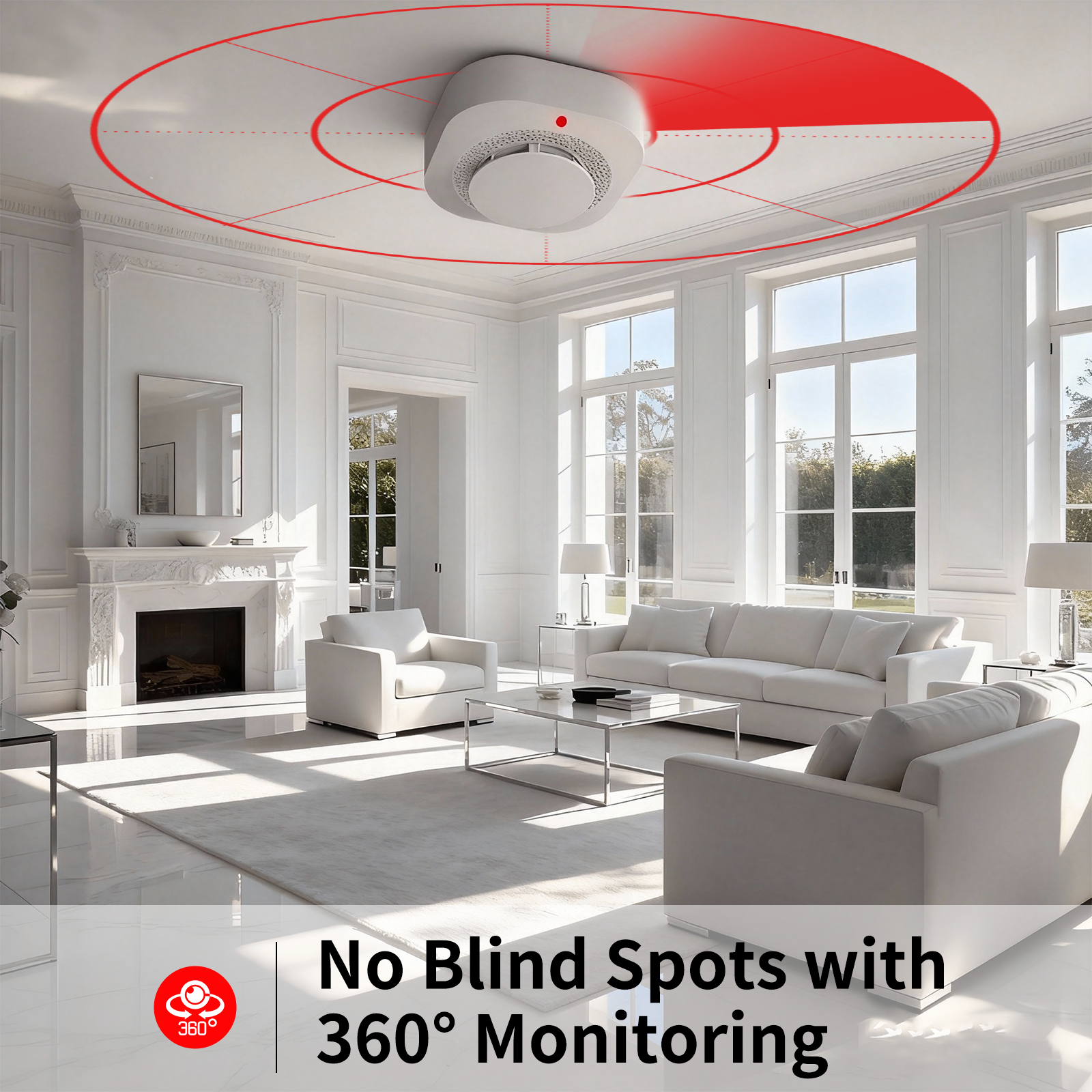 Tuya WiFi Smoke Detector 90dB  - Smoke Detector Interconnected reseña y precio