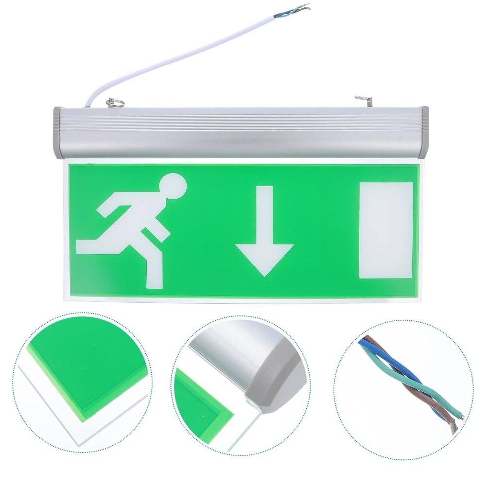 110-240V Commercial LED Emerge - Emergency Exit Sign reseña y precio