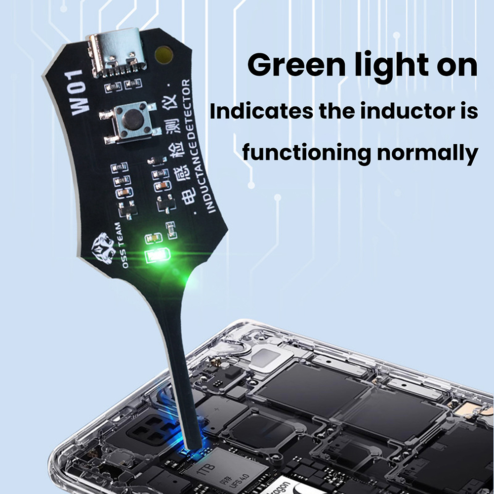 W01 Type C Inductance Tester M - Co Detector Plug reseña y precio