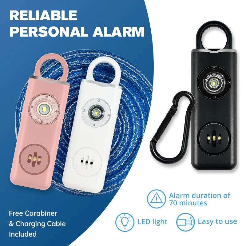Women's 130dB Personal Safety  - Personal Alarm Keychain reseña y precio