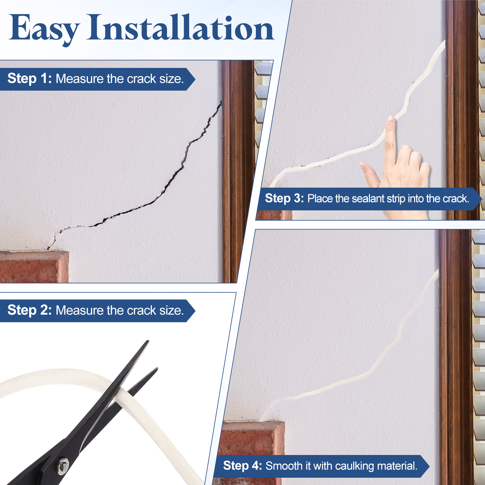 Uxcell 2.5Meters White Foam Ba - Window Lock Bar reseña y precio