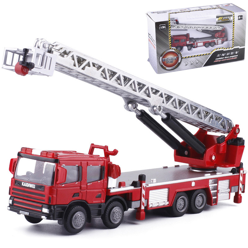 Alloy 1:50 ladder fire engine  - Fire Escape Ladder reseña y precio