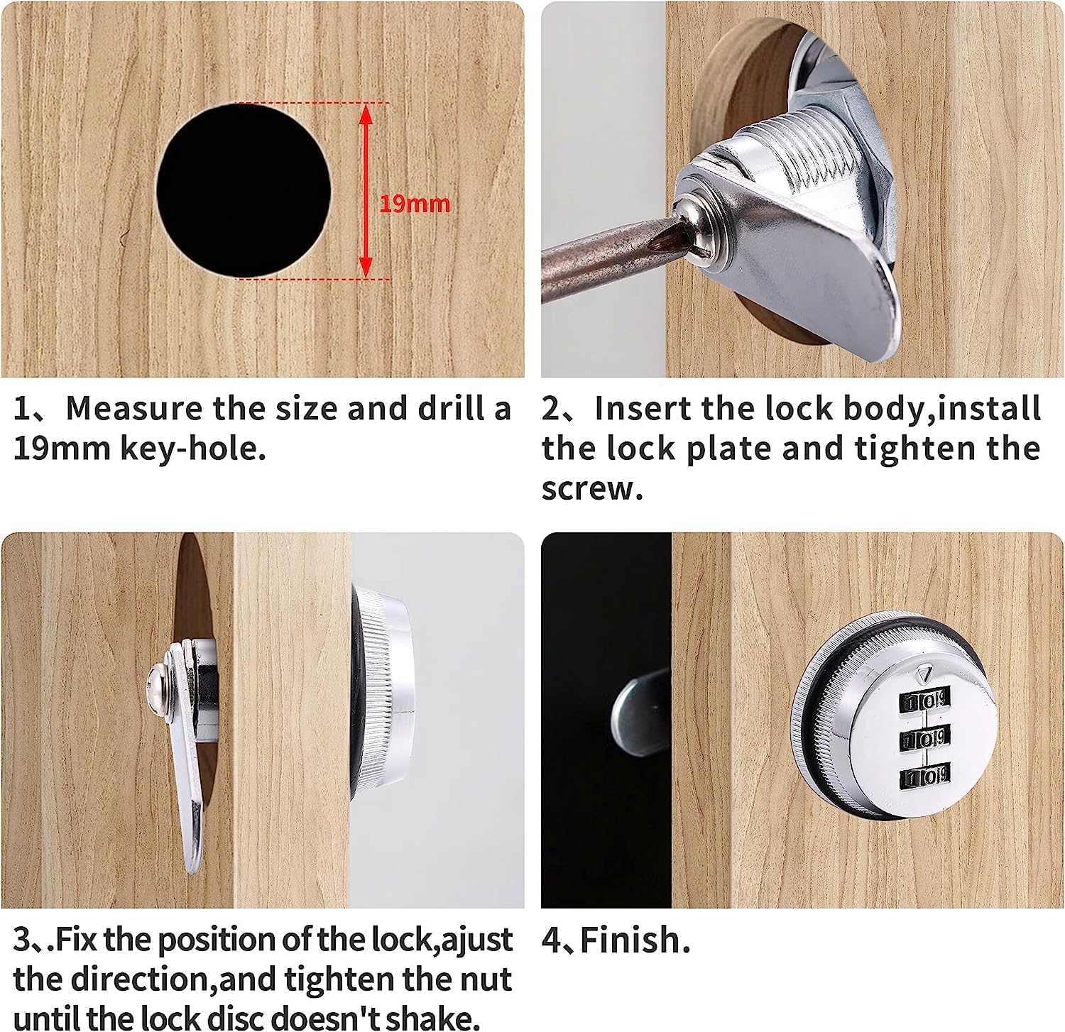 Combination Cabinet Cam Lock,  - Medicine Cabinet Lock reseña y precio