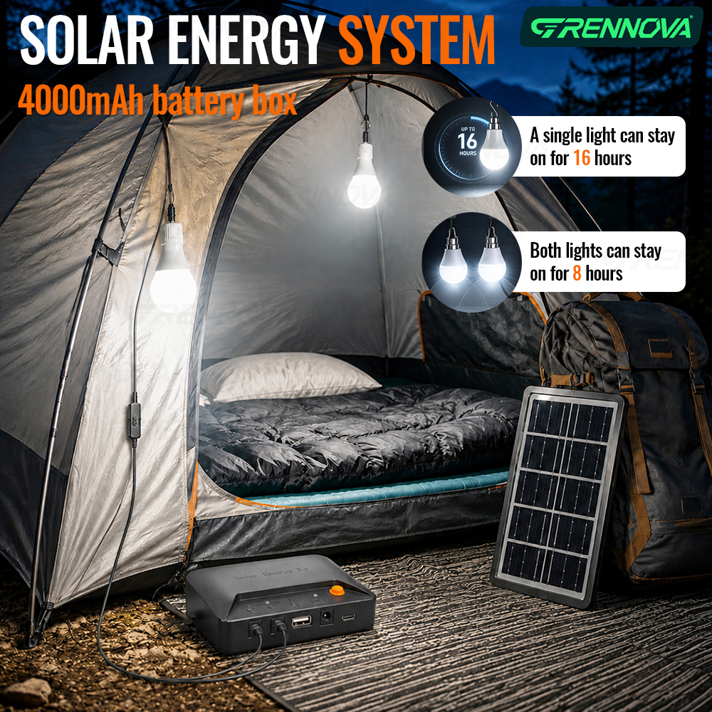 Grennova Portable Complete Sol - Power Outage Light reseña y precio