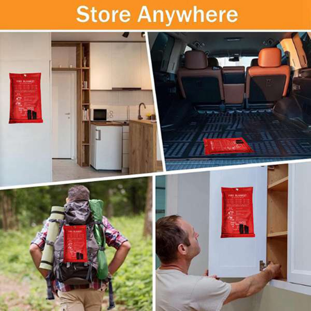 AED2-Emergency Fire Blanket, F - Fire Blanket Kitchen reseña y precio
