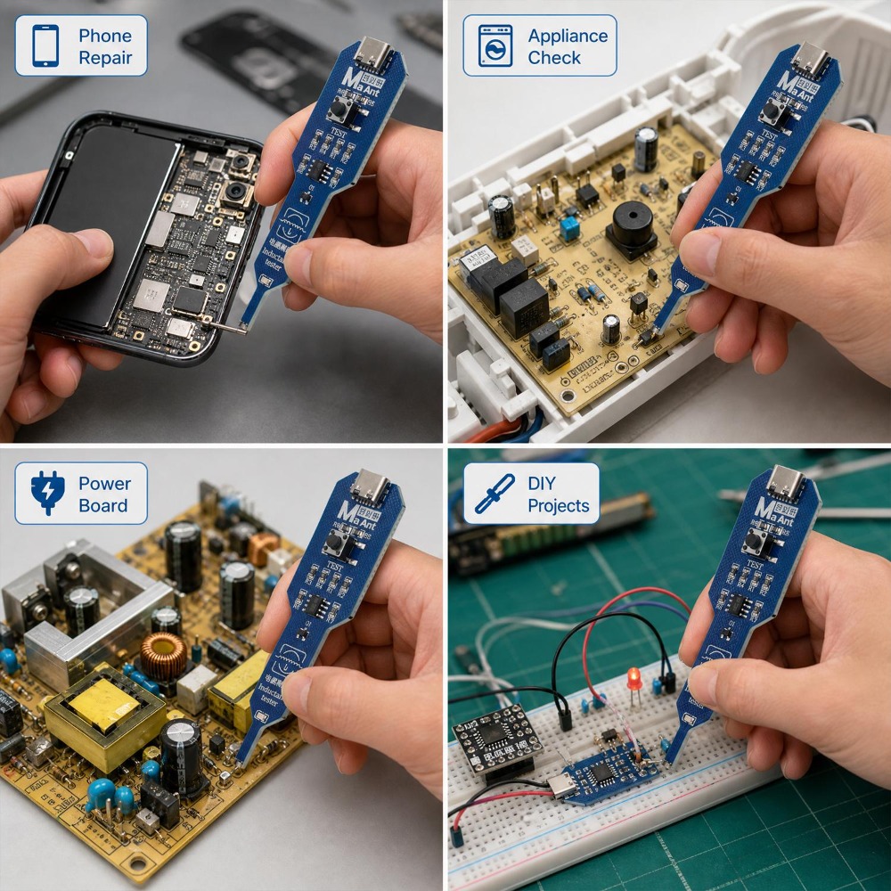 Inductance Tester Type-C/Batte - Co Detector Plug reseña y precio