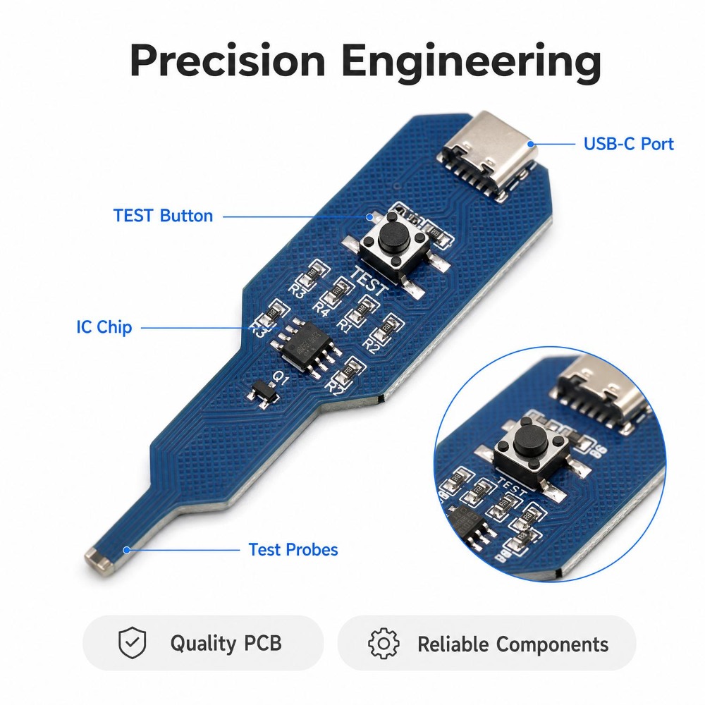 Inductance Tester Type-C/Batte - Co Detector Plug reseña y precio