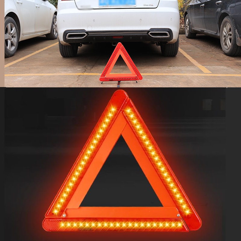 Foldable LED Warning Triangle  - Emergency Exit Sign reseña y precio