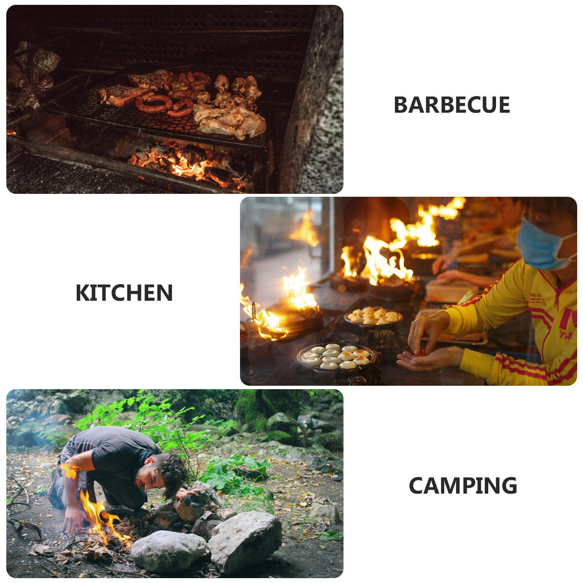 1Pcs Fire Retardant Fabric Fir - Fire Blanket Kitchen reseña y precio