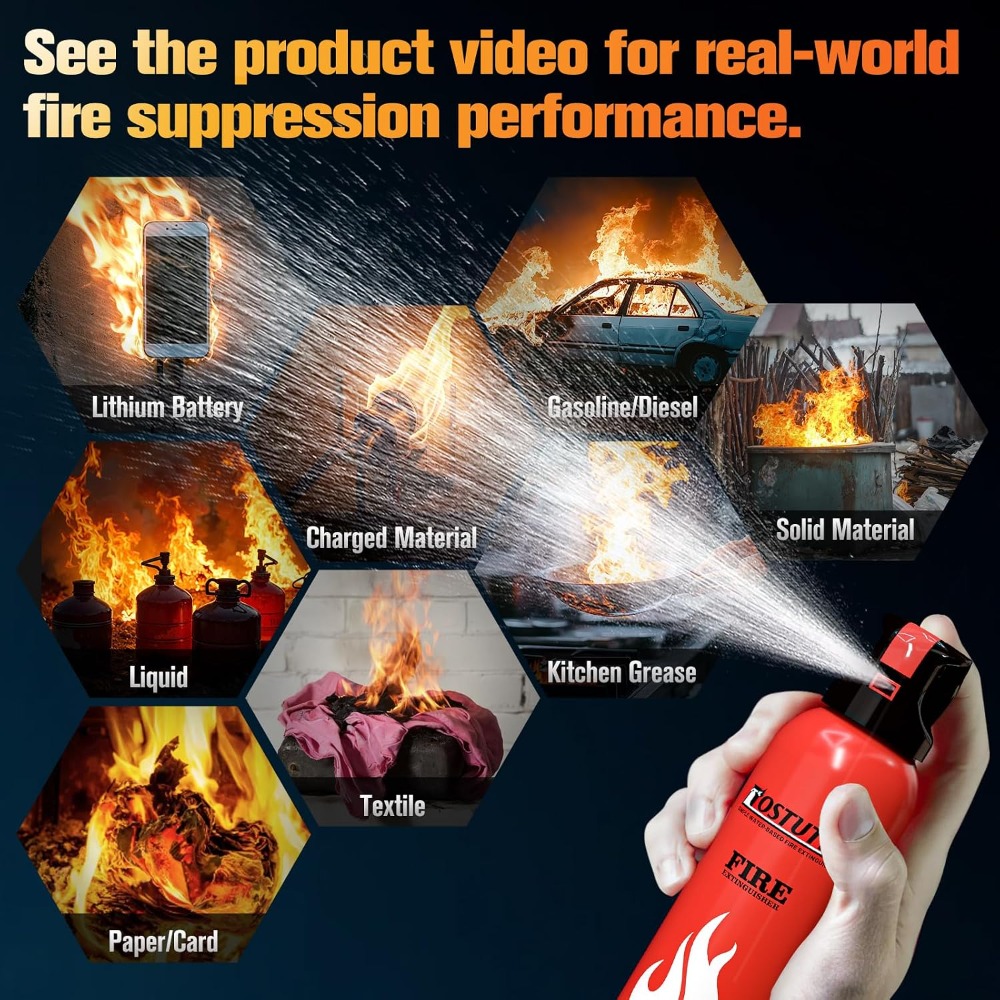 8-IN-1 Fire Extinguisher for H - Fire Extinguisher Small reseña y precio