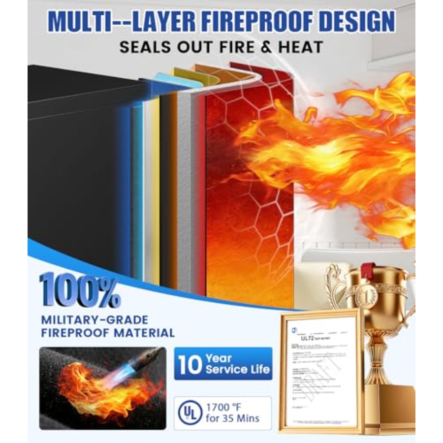 Heavy Duty Fireproof Safe for  - Fire Safe Document reseña y precio