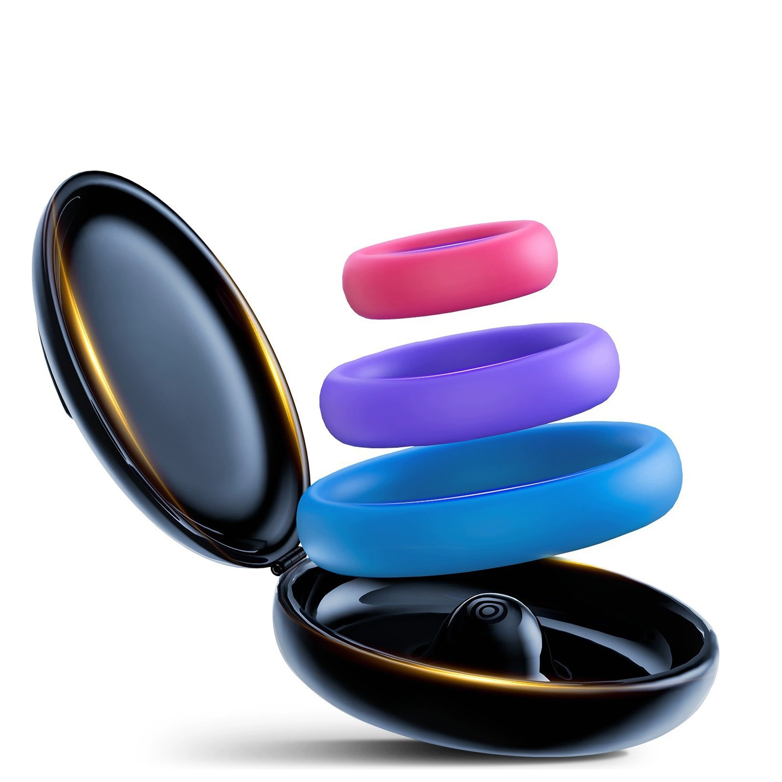 3pcs Silicone Cock Ring With P - Medicine Cabinet Lock reseña y precio